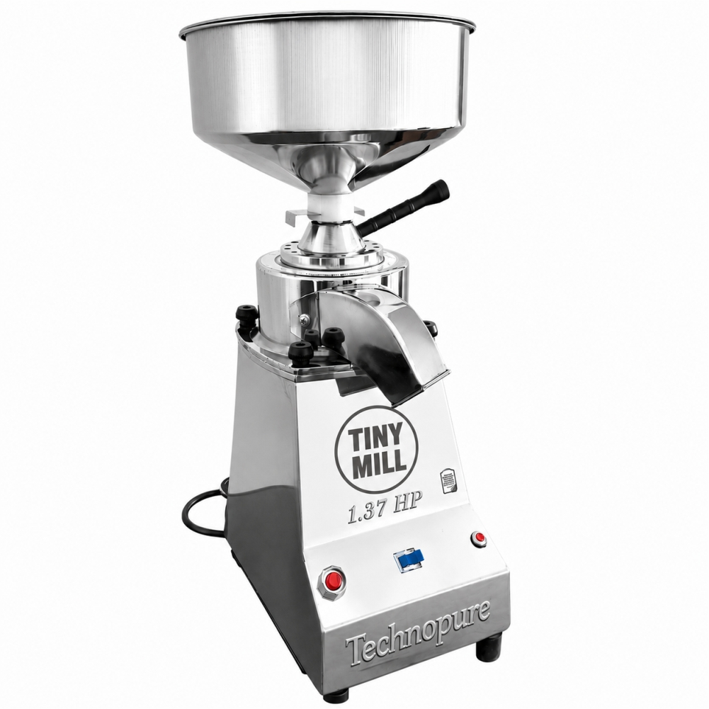 TechnoPure Automatic Light Weight Small Domestic Flour Mill Machine for Home, Gharghanti Smart Atta Chakki 1.37HP Motor with 100% Copper Wire, Mini Gharelu Aata Chakki, 8-15 Kg/Hour (Tiny Mill)